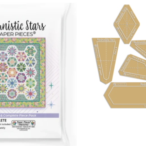 Modernistic Stars QuiltPattern - Pattern, Paper Pieces & Acrylics